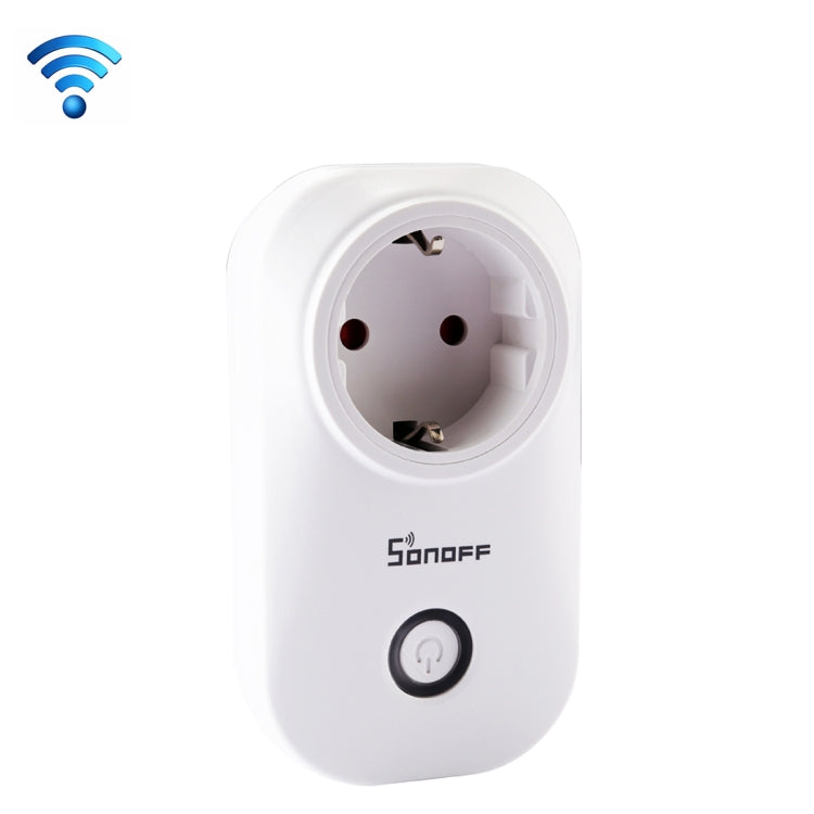 Sonoff S20-EU WiFi Smart Power Plug Socket Wireless Remote Control Timer Power Switch, Compatible with Alexa and Google Home, Support iOS and Android,  EU Plug - Smart Socket by Sonoff | Online Shopping South Africa | PMC Jewellery