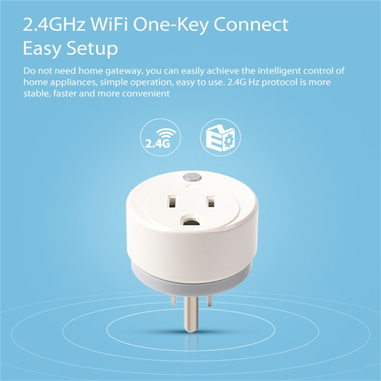 NEO NAS-WR02W WiFi US Smart Power Plug,with Remote Control Appliance Power ON/OFF via App & Timing function - Plug Adaptor by NEO | Online Shopping South Africa | PMC TechLife | Buy Now Pay Later Mobicred