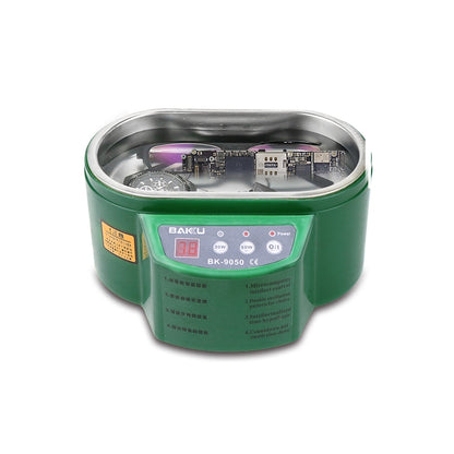 BAKU BK-9050 30W / 50W Adjustable 0.6L LCD Display Ultrasonic Cleaner, AC 110V(Green) - Ultrasonic Cleaner by BAKU | Online Shopping South Africa | PMC Jewellery | Buy Now Pay Later Mobicred