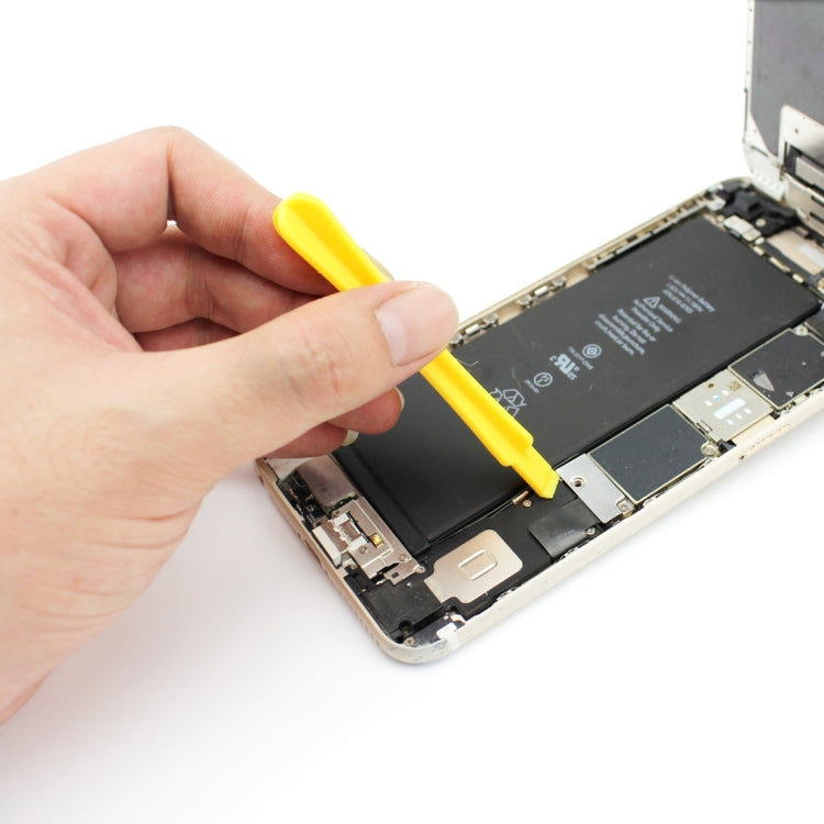 10 PCS Mobile Phone Repair Tool Spudgers (5 PCS Round + 5 PCS Square)(Yellow) - Crowbar by PMC TechLife | Online Shopping South Africa | PMC TechLife