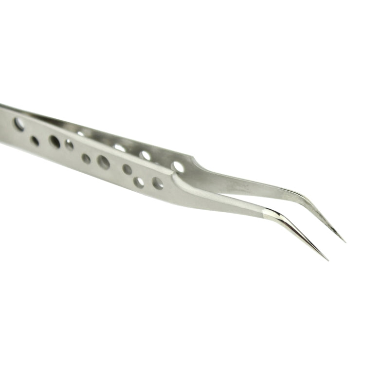 JIAFA JF-602 High-strength Curved Tip Tweezers(Silver) - Tweezers by JIAFA | Online Shopping South Africa | PMC TechLife | Buy Now Pay Later Mobicred