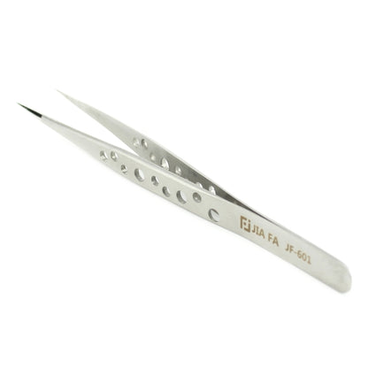 JIAFA JF-601 High-strength Straight Tip Tweezers(Silver) - Tweezers by JIAFA | Online Shopping South Africa | PMC Jewellery