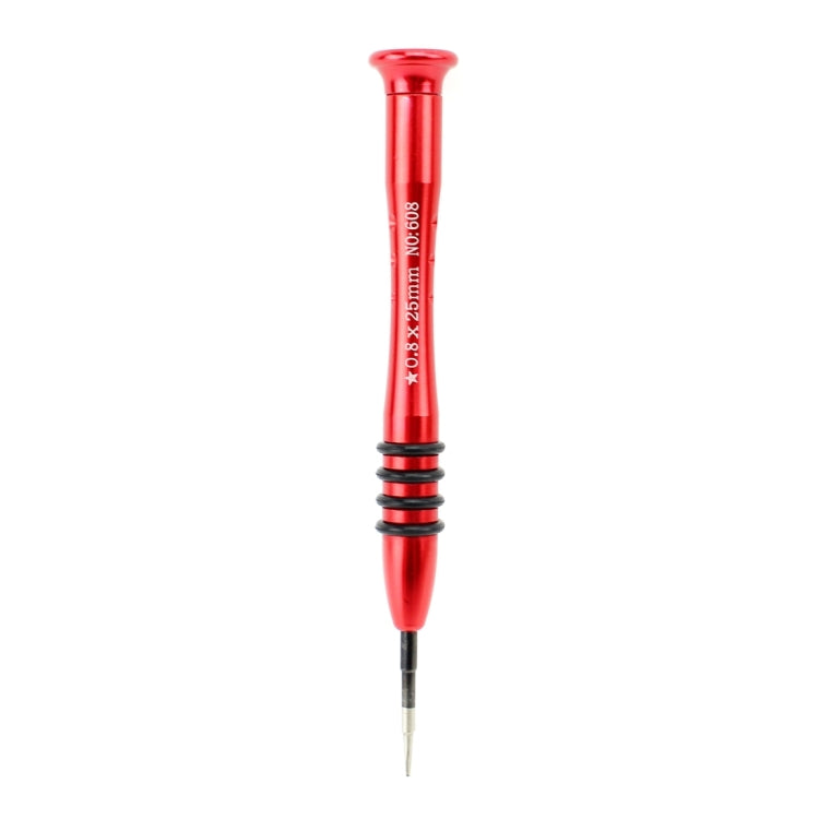 JIAFA JF-668 0.8 Pentalobe 0.8 Screwdriver for iPhone Charging Port Screws(Red) - Screwdriver by JIAFA | Online Shopping South Africa | PMC Jewellery