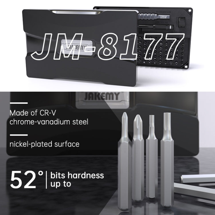 JAKEMY JM-8177 106 in 1 Screwdriver Bit Head Extension Rod Multi-functional Combination Repair Tool Set - Screwdriver Set by JAKEMY | Online Shopping South Africa | PMC Jewellery