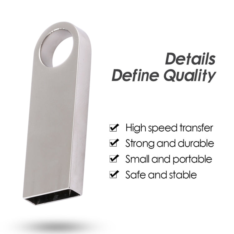 64GB Metal USB 2.0 Flash Disk - USB Flash Drives by PMC TechLife | Online Shopping South Africa | PMC TechLife