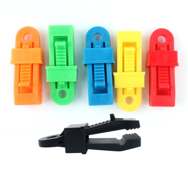 20 PCS Outdoor Tent Awnings Windproof Fixing Clip Multifunctional Wind Rope Buckle (Black) - Tents & Accessories by PMC TechLife | Online Shopping South Africa | PMC TechLife | Buy Now Pay Later Mobicred