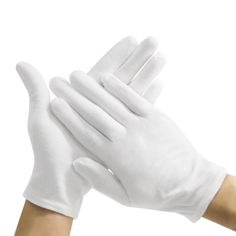 12 Pairs Pure Cotton Working Gloves, Medium Thick Size���Free Size - free shipping - PMC TechLife - Order now!