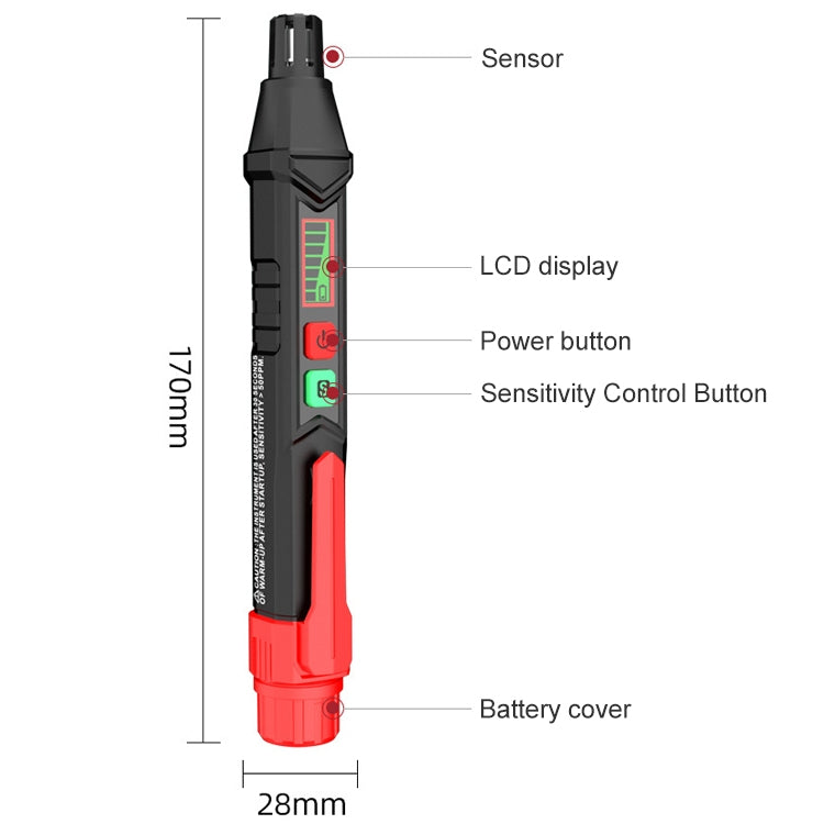 HABOTEST HT60 Combustible Gas Detector - free shipping - PMC TechLife - Order now!