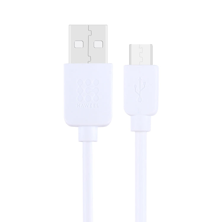 HAWEEL 1m High Speed 35 Cores Micro USB to USB Data Sync Charging Cable(White) - Micro USB Cable by PMC Jewellery | Online Shopping South Africa | PMC Jewellery