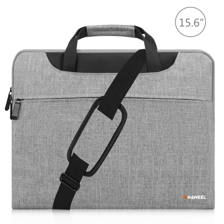 HAWEEL 15.6inch Laptop Handbag, For Macbook, Samsung, Lenovo, Sony, DELL Alienware, CHUWI, ASUS, HP, 15.6 inch and Below Laptops(Grey) - 13.3 inch by HAWEEL | Online Shopping South Africa | PMC Jewellery