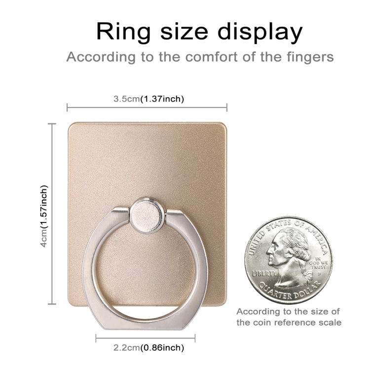 [HK Warehouse] 360 Degrees Rotation Ring Phone Holder(Gold) - Ring Holder by PMC TechLife | Online Shopping South Africa | PMC TechLife