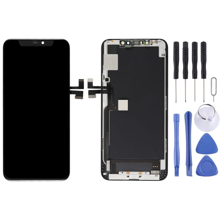 GX OLED LCD Screen for iPhone 11 Pro Max Digitizer Full Assembly with Frame(Black) - LCD Related Parts by PMC Jewellery | Online Shopping South Africa | PMC Jewellery