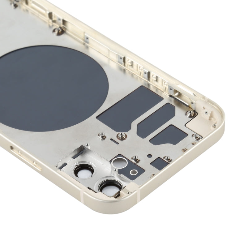 Back Housing Cover with SIM Card Tray & Side  Keys & Camera Lens for iPhone 12(White) - Back Cover by PMC TechLife | Online Shopping South Africa | PMC TechLife