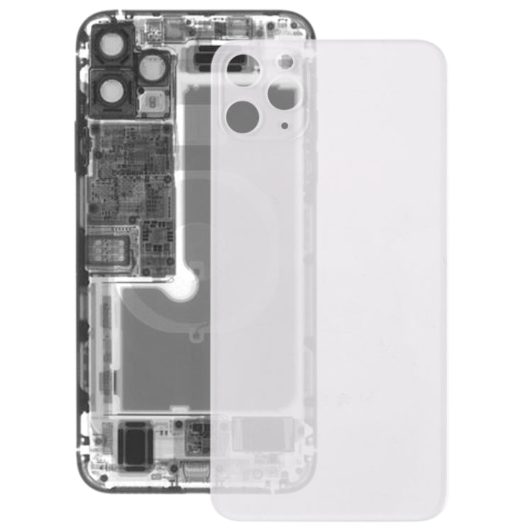 Transparent Glass Battery Back Cover for iPhone 11 Pro Max(Transparent) - Back Cover by PMC Jewellery | Online Shopping South Africa | PMC Jewellery