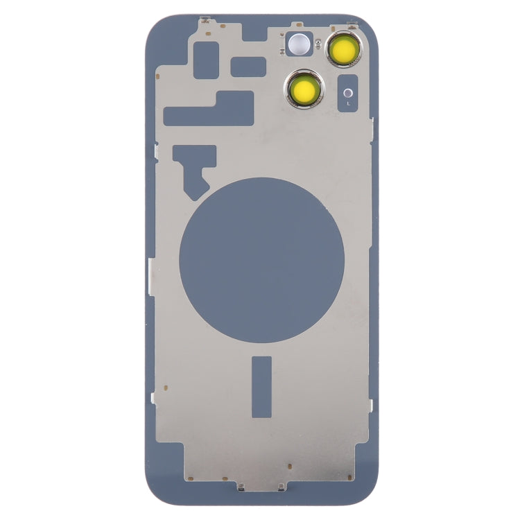 Glass Battery Back Cover with Holder for iPhone 14 Plus(White) -  by PMC TechLife | Online Shopping South Africa | PMC TechLife
