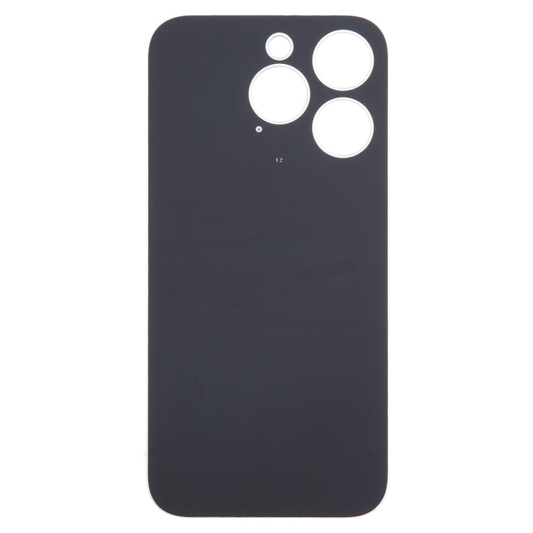 For iPhone 15 Pro Easy Replacement Big Camera Hole Glass Back Battery Cover(White) -  by PMC TechLife | Online Shopping South Africa | PMC TechLife