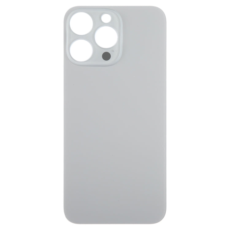 For iPhone 15 Pro Max Easy Replacement Big Camera Hole Glass Back Battery Cover(Titanium) -  by PMC Jewellery | Online Shopping South Africa | PMC Jewellery