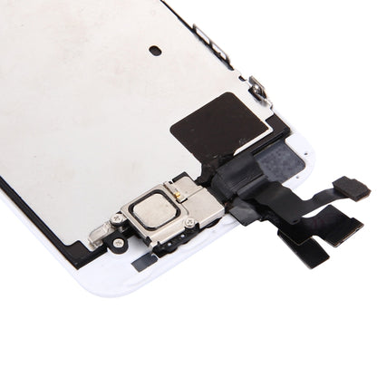 10 PCS TFT LCD Screen for iPhone 5S  Digitizer Full Assembly with Front Camera (White) - iPhone 5 Parts by PMC Jewellery | Online Shopping South Africa | PMC Jewellery