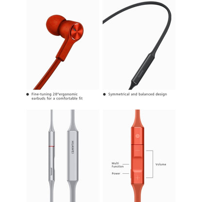 Original Huawei FreeLace CM70-C Bluetooth 5.0 Waterproof Hanging Neck Sports In-ear Bluetooth Headset (Silver) - Neck-mounted Earphone by Huawei | Online Shopping South Africa | PMC Jewellery