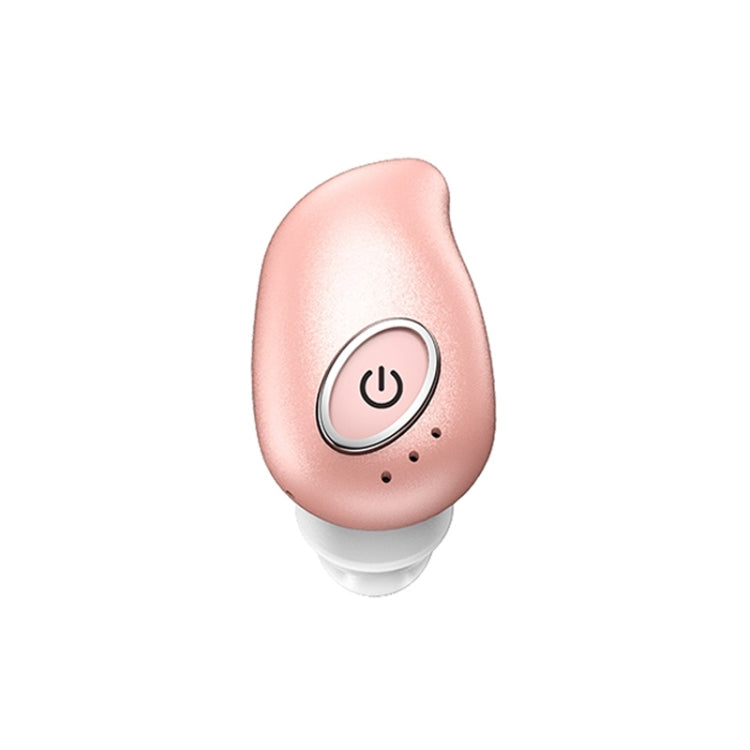 V21 Mini Single Ear Stereo Bluetooth V5.0 Wireless Earphones without Charging Box(Pink) - Bluetooth Earphone by PMC Jewellery | Online Shopping South Africa | PMC Jewellery