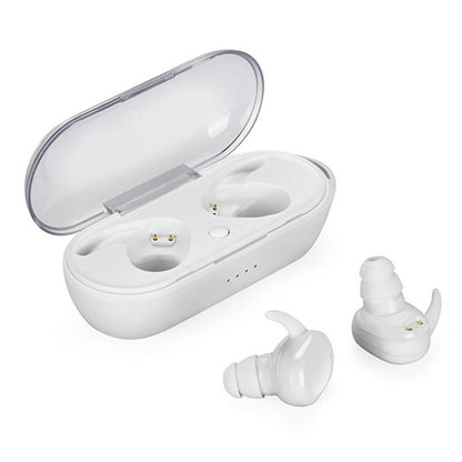 TWS-4 IPX5 Waterproof Bluetooth 5.0 Touch Wireless Bluetooth Earphone with Charging Box, Support HD Call & Voice Prompts(White) - TWS Earphone by PMC Jewellery | Online Shopping South Africa | PMC Jewellery