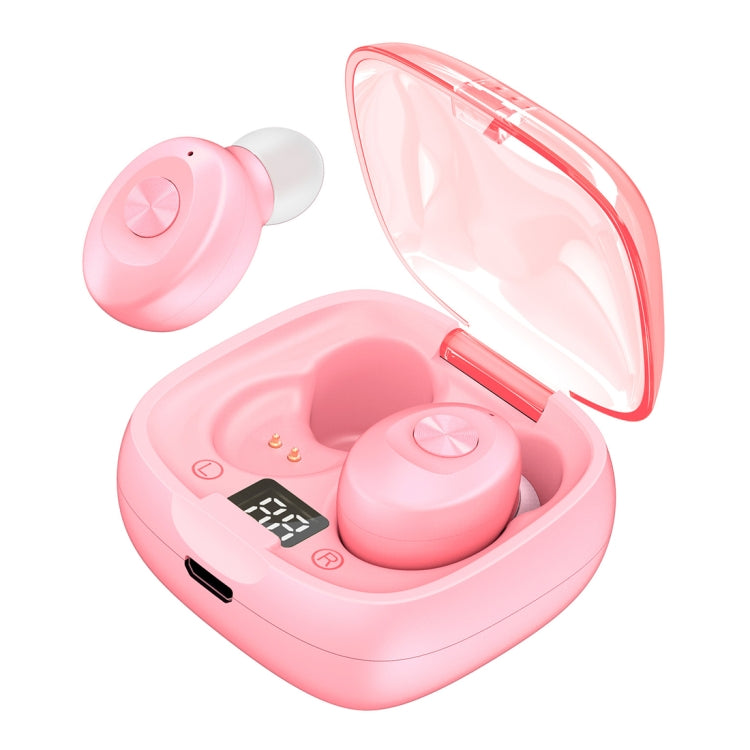 XG-8 TWS Digital Display Touch Bluetooth Earphone with Magnetic Charging Box(Pink) - TWS Earphone by PMC Jewellery | Online Shopping South Africa | PMC Jewellery