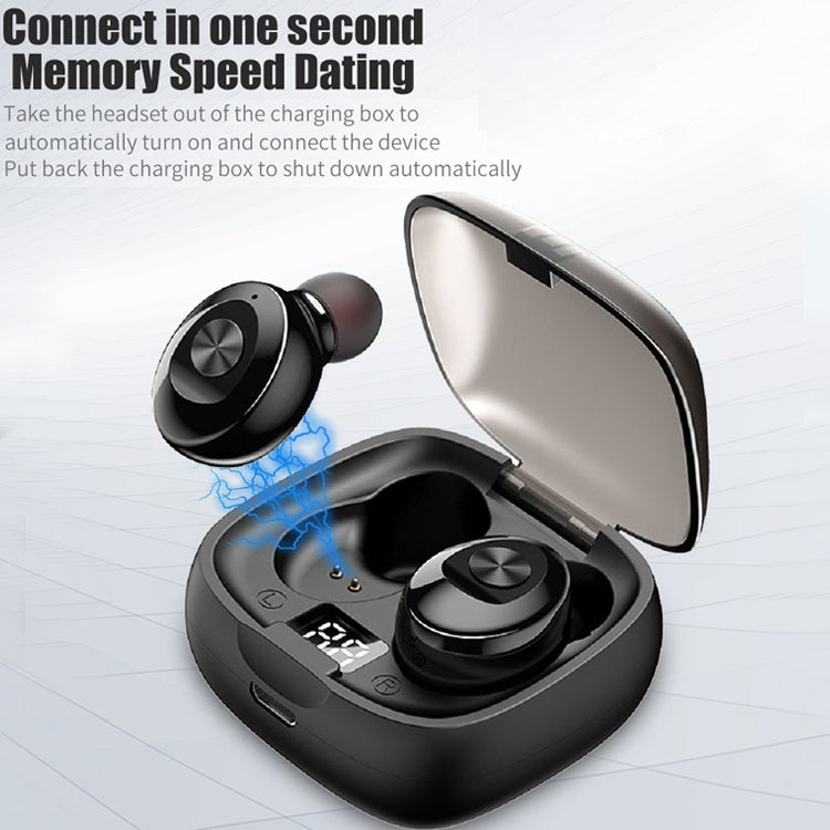 XG-8 TWS Digital Display Touch Bluetooth Earphone with Magnetic Charging Box(Pink) - TWS Earphone by PMC TechLife | Online Shopping South Africa | PMC TechLife