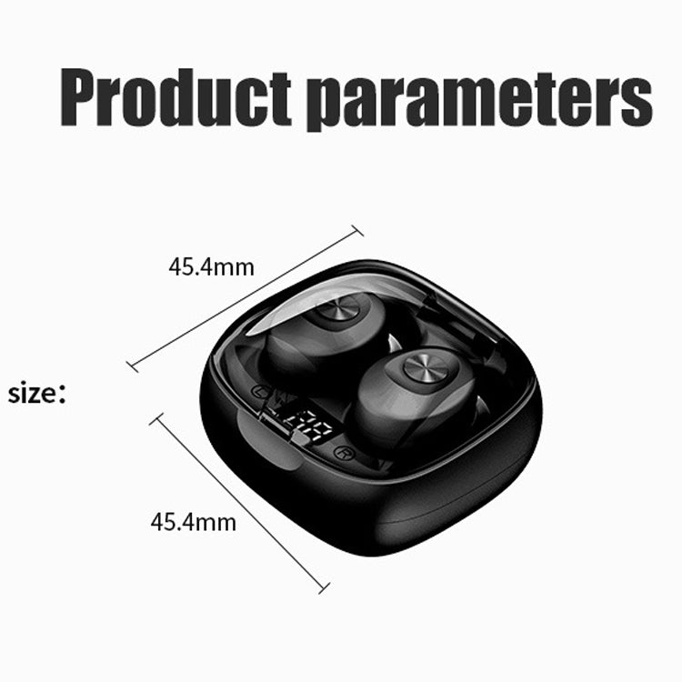XG-8 TWS Digital Display Touch Bluetooth Earphone with Magnetic Charging Box(Pink) - TWS Earphone by PMC TechLife | Online Shopping South Africa | PMC TechLife
