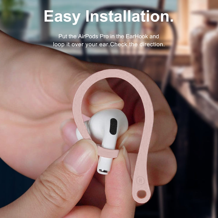 For AirPods 1 / 2 / Pro Anti-lost Silicone Earphone Ear-hook(Pink) - Anti-lost & Holder by PMC TechLife | Online Shopping South Africa | PMC TechLife