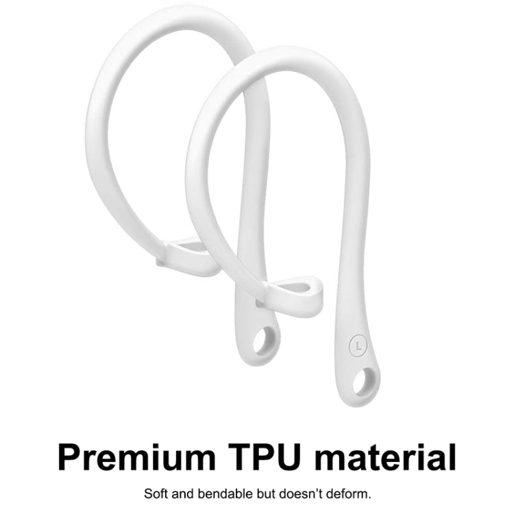 For AirPods 1 / 2 / Pro Anti-lost Silicone Earphone Ear-hook(White) - Anti-lost & Holder by PMC TechLife | Online Shopping South Africa | PMC TechLife