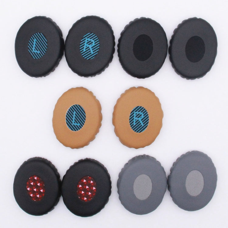 1 Pair For Bose OE2 / OE2i / SoundTrue Headset Cushion Sponge Cover Earmuffs Replacement Earpads(Black Red) - Earmuff & Pad by PMC TechLife | Online Shopping South Africa | PMC TechLife