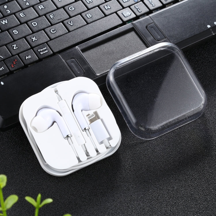 8 Pin In-ear Wired Earphone with Mic, Cable Length: about 1.2m - In Ear Wired Earphone by PMC TechLife | Online Shopping South Africa | PMC TechLife