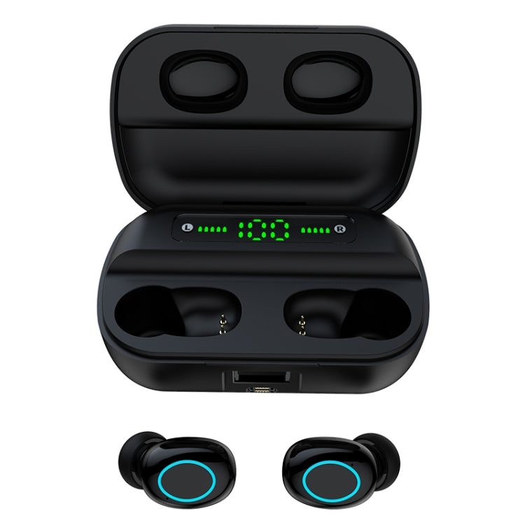 S11 TWS Touch Bluetooth Earphone with Magnetic Charging Box, Support Three-screen LED Power Display - TWS Earphone by PMC Jewellery | Online Shopping South Africa | PMC Jewellery