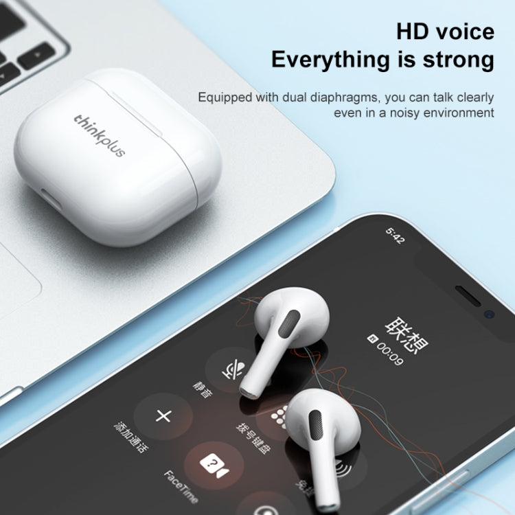 Original Lenovo LivePods LP40 TWS IPX4 Waterproof Bluetooth Earphone with Charging Box, Support Touch & HD Call & Siri & Master-slave Switching (Black) - Bluetooth Earphone by Lenovo | Online Shopping South Africa | PMC Jewellery