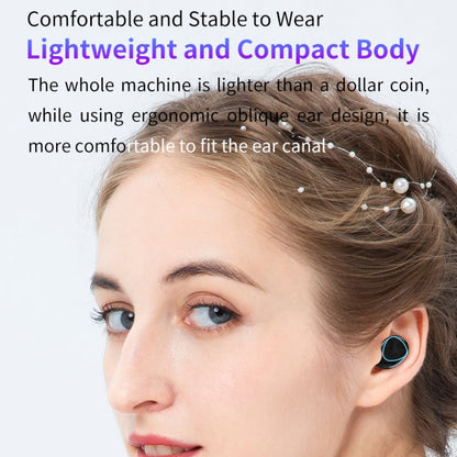M10 Bluetooth 5.1 TWS Digital Display Wireless Bluetooth Earphone with Charging Box, Support Touch & Siri & Battery Display(Green) - TWS Earphone by PMC Jewellery | Online Shopping South Africa | PMC Jewellery
