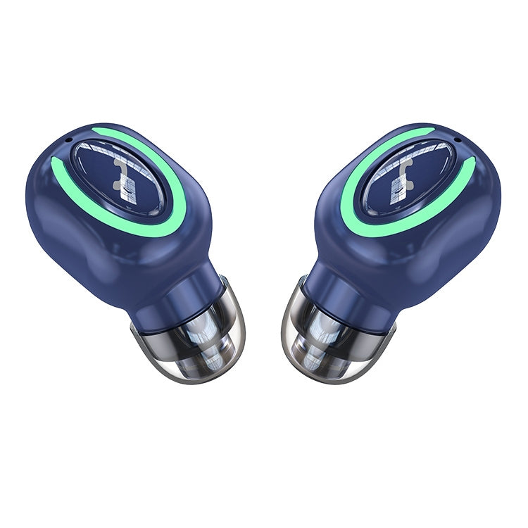 M9 Bluetooth 5.1 Business Style In-ear Stereo Wireless Bluetooth Earphone(Blue) - Bluetooth Earphone by PMC TechLife | Online Shopping South Africa | PMC TechLife