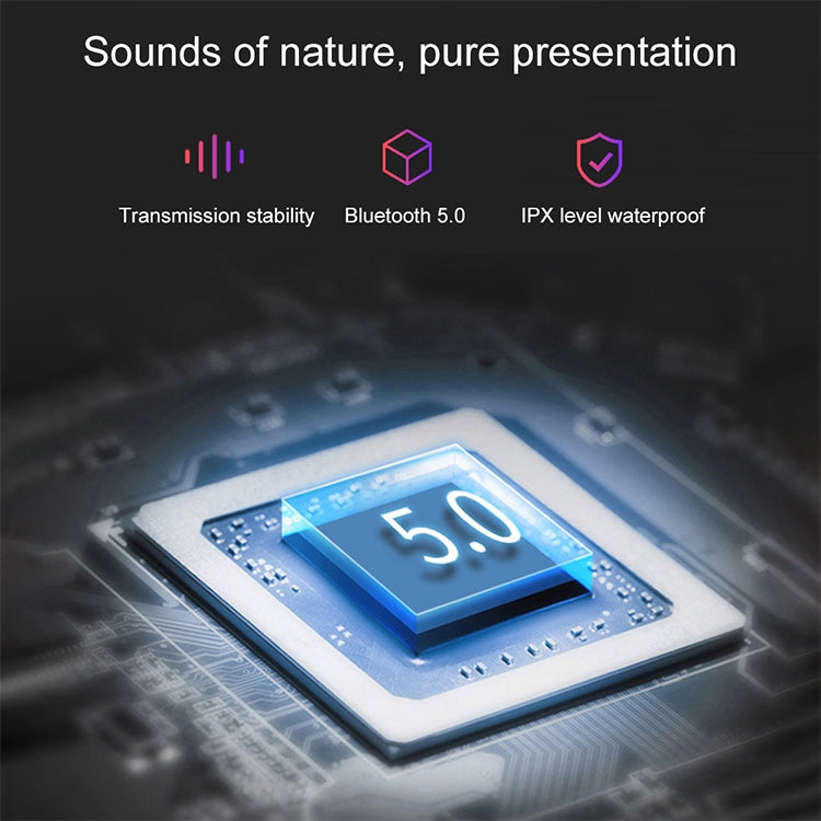 DT-4 IPX Waterproof Bluetooth 5.0 Wireless Bluetooth Earphone with 350mAh Magnetic Charging Box, Support for Calling(Dark Blue) - Bluetooth Earphone by PMC TechLife | Online Shopping South Africa | PMC TechLife