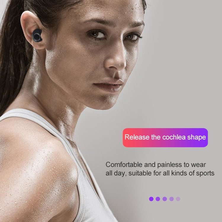 DT-13 Wireless Two Ear Bluetooth Headset Supports Touch & Smart Magnetic Charging(Pink) - Bluetooth Earphone by PMC TechLife | Online Shopping South Africa | PMC TechLife