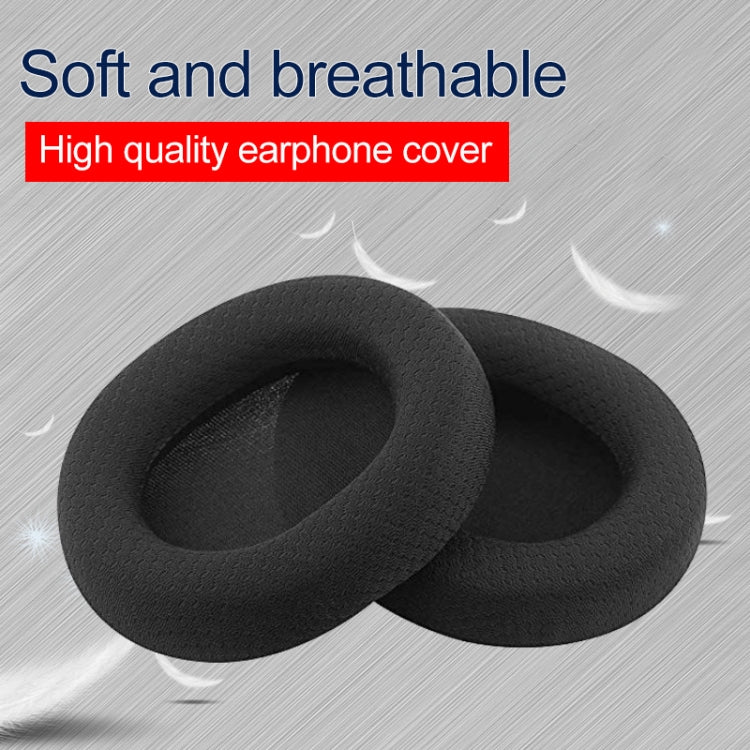 1 Pair Leather Sponge Protective Case for Steelseries Arctis 3 Pro  / Ice 5 / Ice 7 Headphone(Black Leather) - Earmuff & Pad by PMC TechLife | Online Shopping South Africa | PMC TechLife