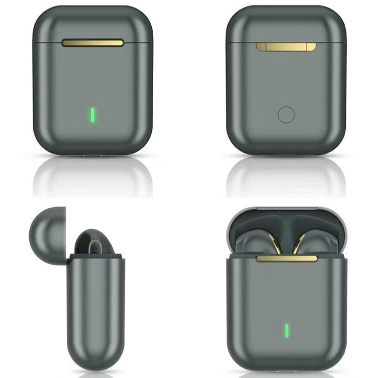 J18 Bluetooth 5.0 TWS Wireless Binaural Bluetooth Earphone with Charging Box(Green) - TWS Earphone by PMC Jewellery | Online Shopping South Africa | PMC Jewellery