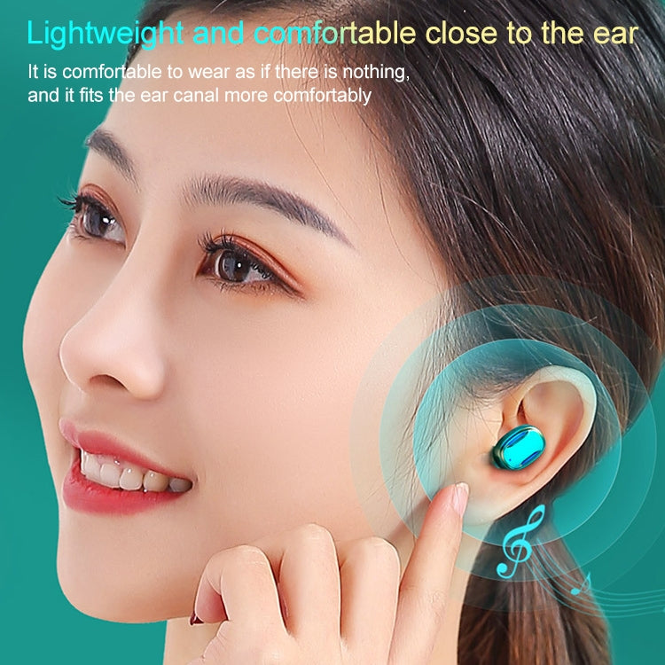 A22 English Version Pull-out Digital Display Bluetooth Earphone with Magnetic Charging Box, Support Touch Light & Power Bank (White) - Bluetooth Earphone by PMC TechLife | Online Shopping South Africa | PMC TechLife