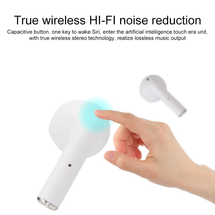 Pro 8 In-ear Touch Digital Display TWS Mini Wireless Bluetooth Earphone (White) - TWS Earphone by PMC TechLife | Online Shopping South Africa | PMC TechLife