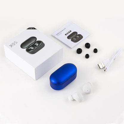 X9S TWS Bluetooth V5.0 Stereo Wireless Earphones with LED Charging Box(White) - TWS Earphone by PMC Jewellery | Online Shopping South Africa | PMC Jewellery