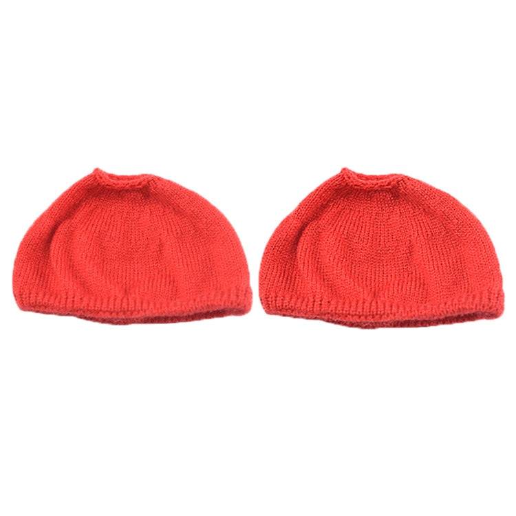 2 PCS Knitted Headphone Dustproof Protective Case for Beats Studio2(Red) - Anti-dust & Ear Caps by PMC Jewellery | Online Shopping South Africa | PMC Jewellery