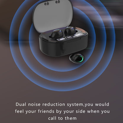 MD06 Mini In-ear TWS Wireless Touch Digital Display Bluetooth Earphone (Pink) - TWS Earphone by PMC Jewellery | Online Shopping South Africa | PMC Jewellery