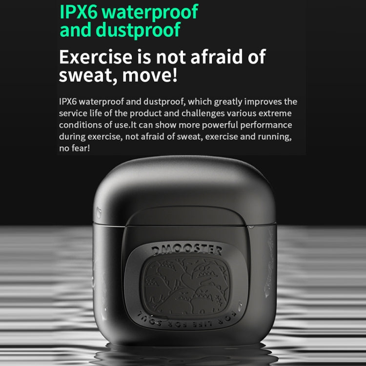 D MOOSTER D02 IPX6 EDC Wireless Bluetooth 5.3 Earphone (Black) - free shipping - PMC TechLife - Order now!