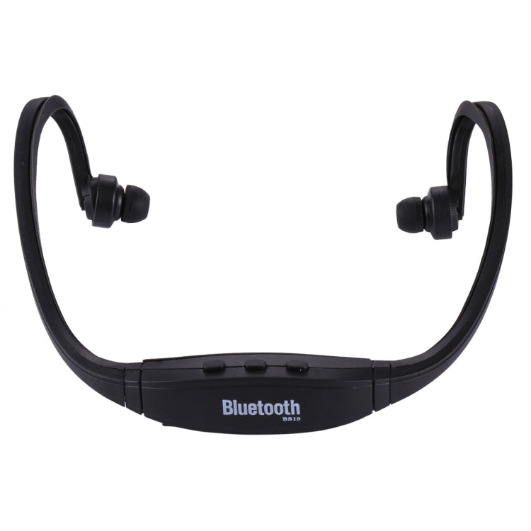 BS19 Life Sweatproof Stereo Wireless Sports Bluetooth Earbud Earphone In-ear Headphone Headset with Hands Free Call, For Smart Phones & iPad & Laptop & Notebook & MP3 or Other Bluetooth Audio Devices(Black) - Sport Earphone by PMC Jewellery | Online Shopping South Africa | PMC Jewellery