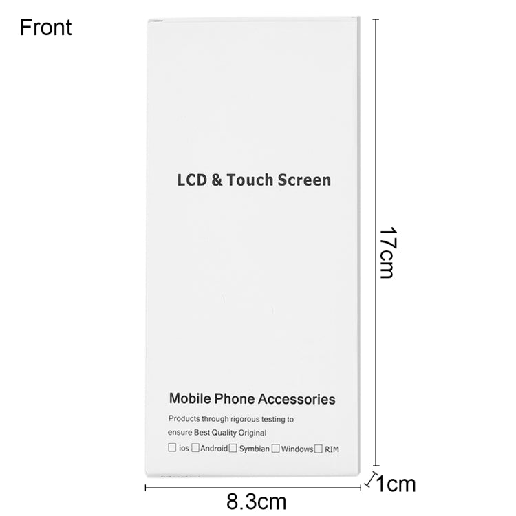50 PCS Cardboard Packaging White Box for iPhone 6s & 6 LCD Screen and Digitizer Full Assembly - free shipping - PMC TechLife - Order now!