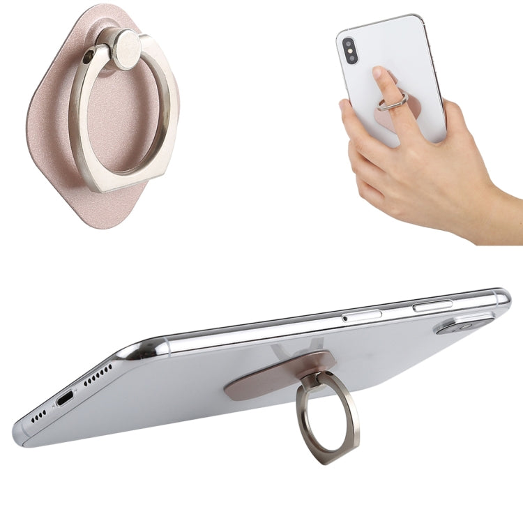 Ring Phone Metal Holder for iPad, iPhone, Galaxy, Huawei, Xiaomi, LG, HTC and Other Smart Phones (Rose Gold) - Ring Holder by PMC Jewellery | Online Shopping South Africa | PMC Jewellery