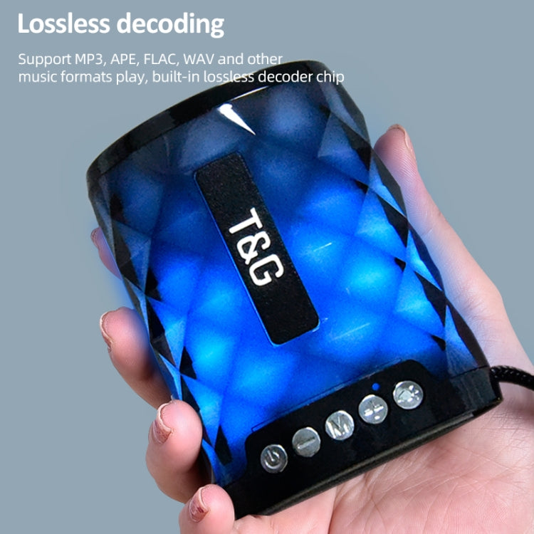 T&G TG155 Bluetooth 4.2 Mini Portable Wireless Bluetooth Speaker with Colorful Lights(Grey) - Mini Speaker by T&G | Online Shopping South Africa | PMC TechLife | Buy Now Pay Later Mobicred